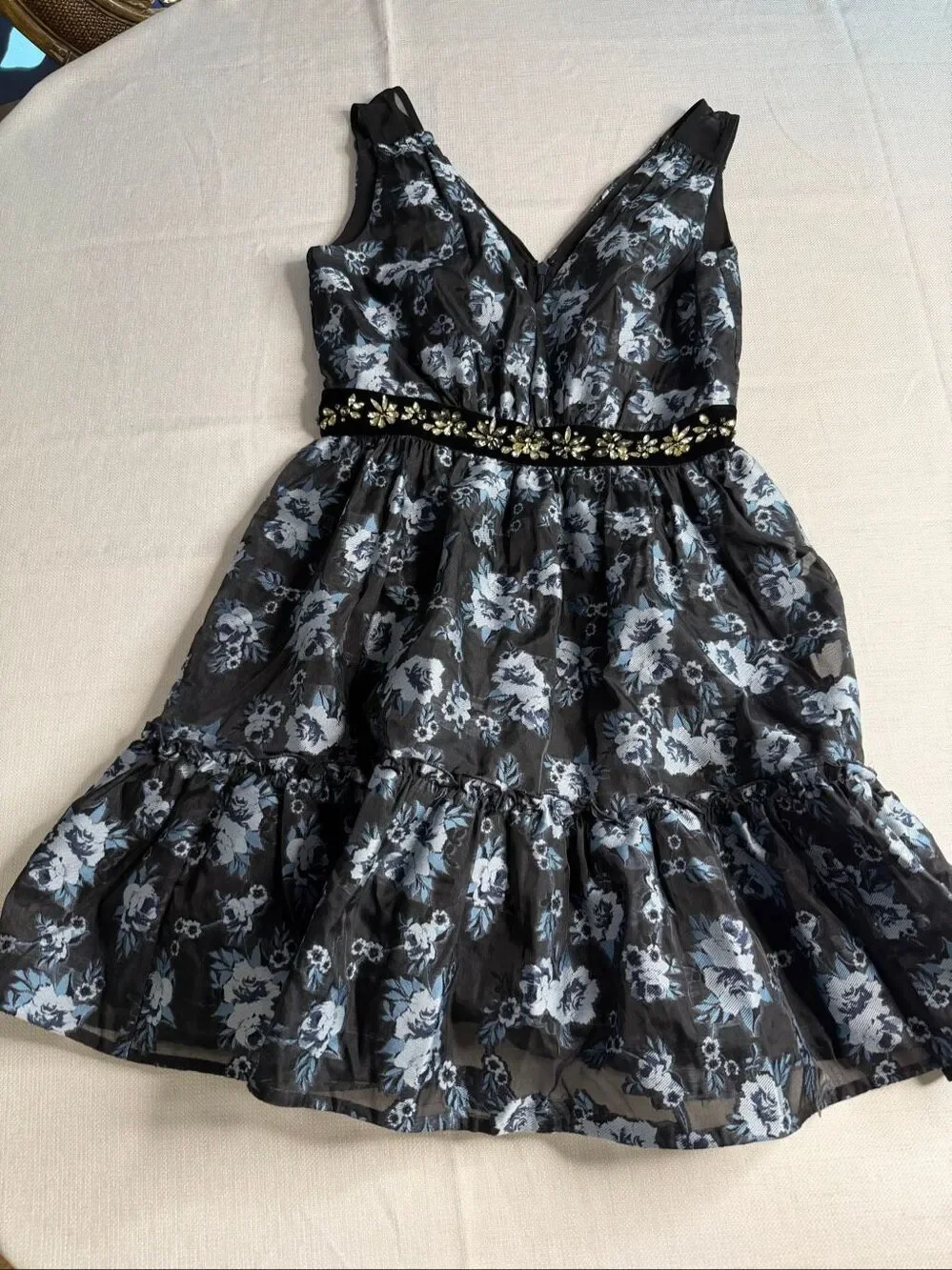 Kate Spade New York Prairie Rose Jewel Cocktail Dress Size 2